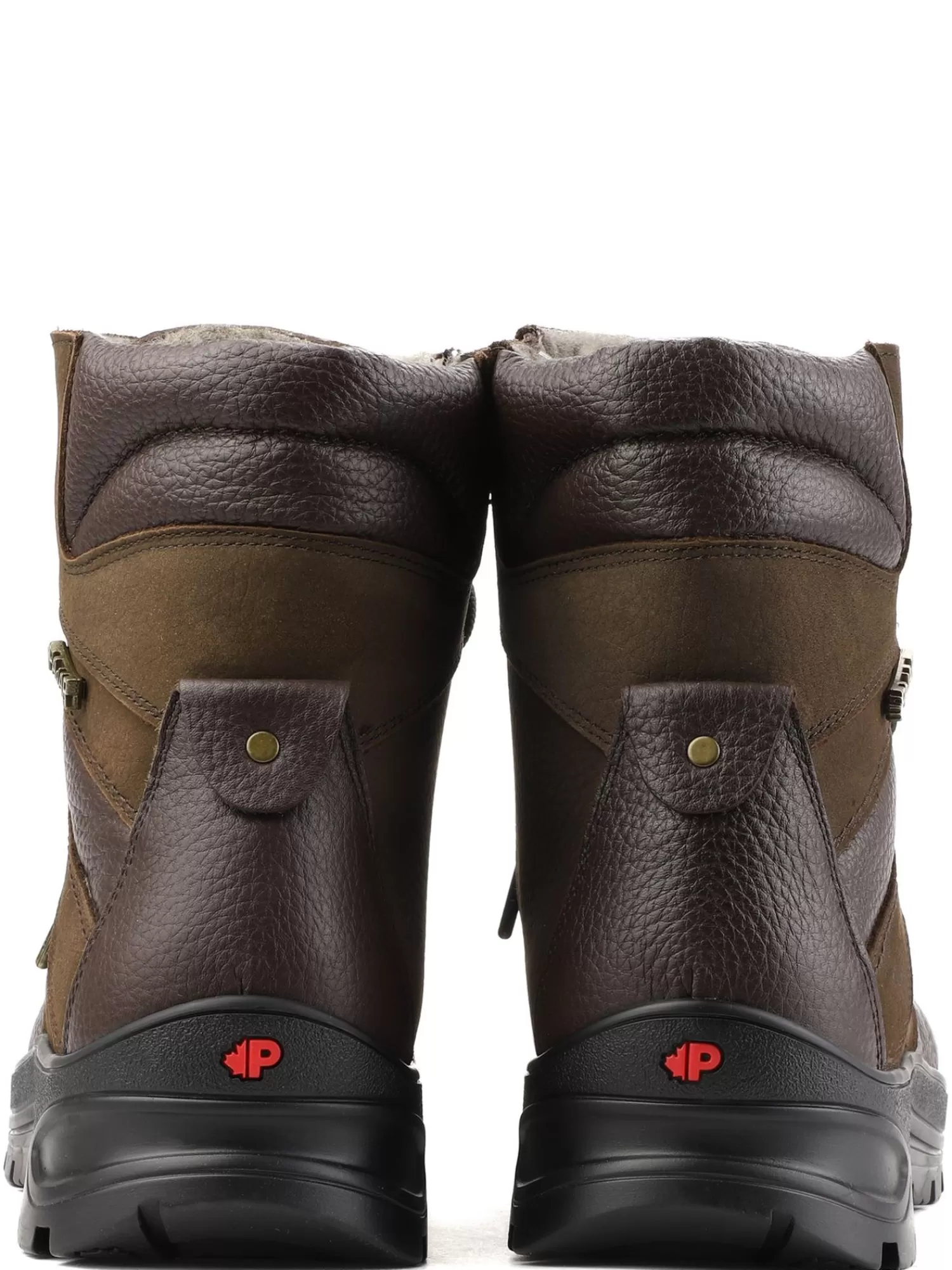 Pajar Bottes D'Hiver<Alex G Botte Heritage Pour Hommes Avec Crampons Amovibles Brun Fonce