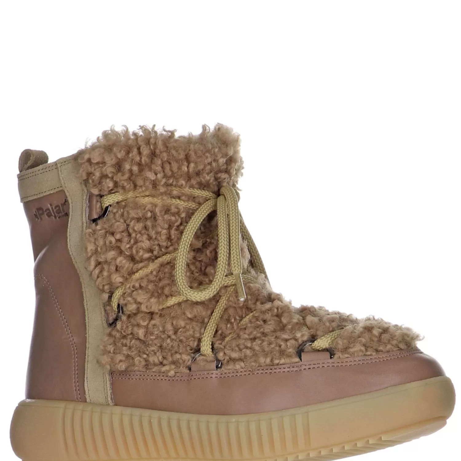 Pajar Bottes D'Hiver<Anet Short-Eco Botte En Suede Et Faux Fourrure Pour Femmes Taupe / Camello