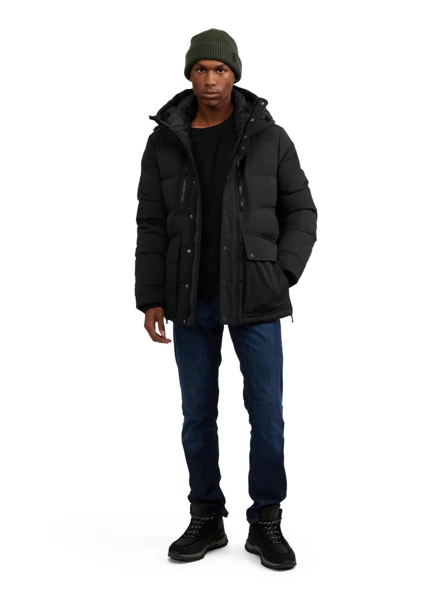 Pajar Parkas<Antares Parka Mi-Longueur Surdimensionne Pour Hommes Noir