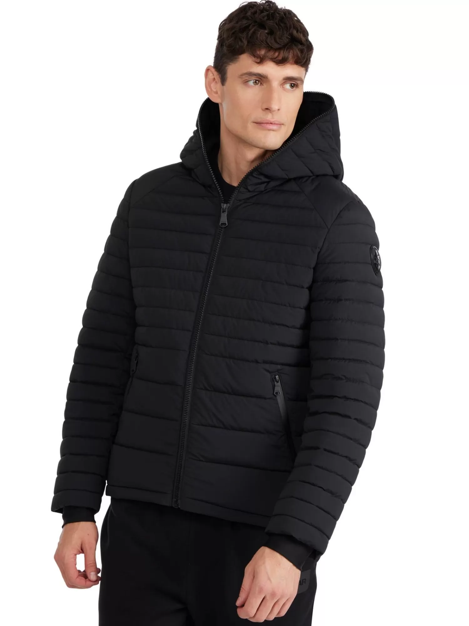 Pajar Matelassés<Axel Matelasse Leger Compressible Pour Hommes Noir