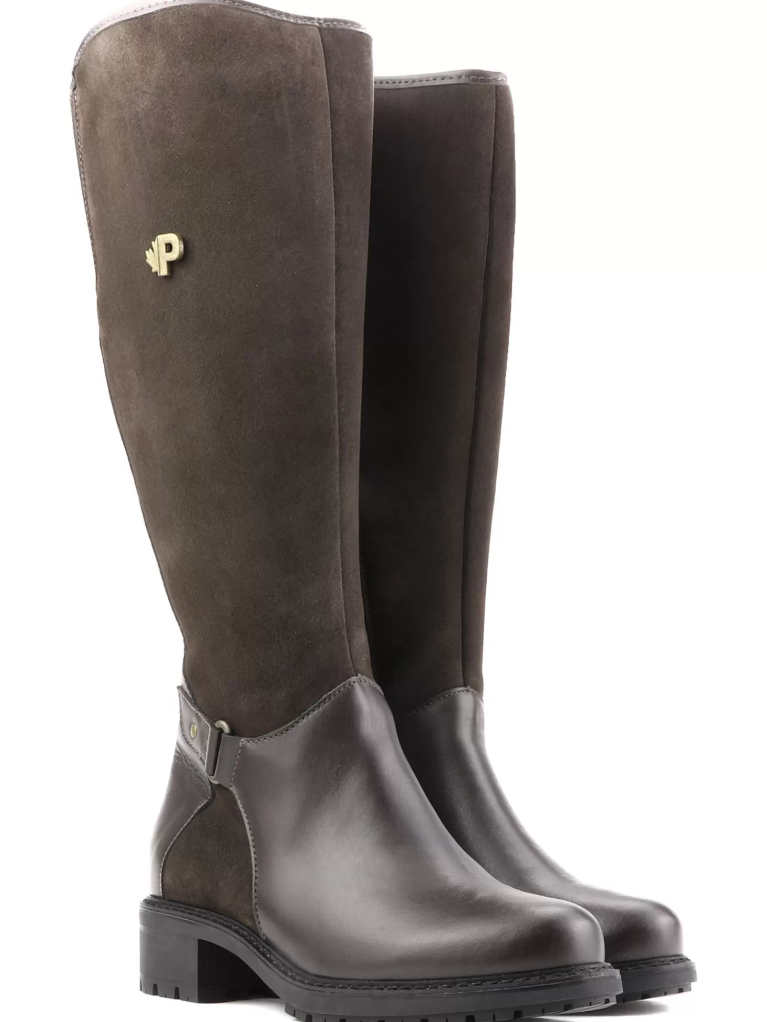 Pajar Bottes Décontractées<Carry F Botte Heritage Hauteur Genou Pour Femmes Brun Fonce