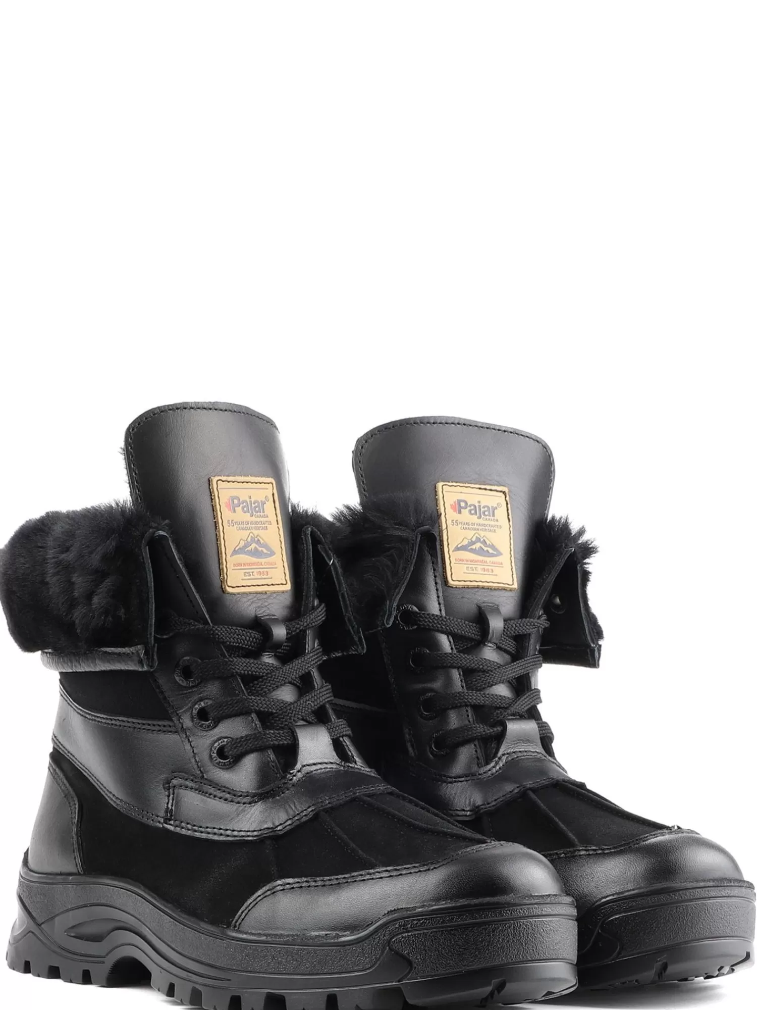 Pajar Bottes D'Hiver<Clermont G Botte Heritage Pour Hommes Avec Crampons Amovibles Noir