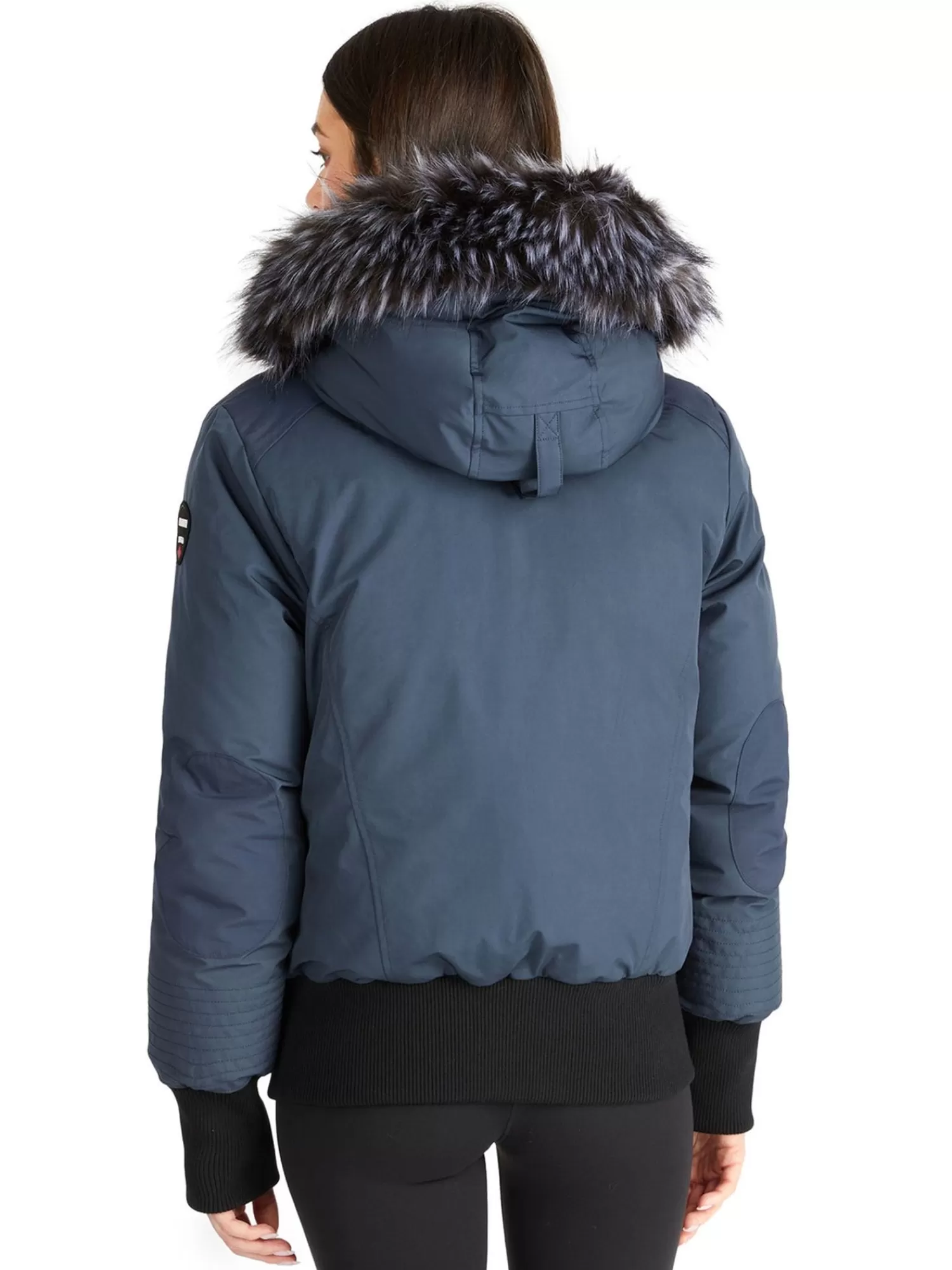 Pajar Bombers<Cordova Bomber Pour Femmes Avec Fausse Fourrure Bleu Marin