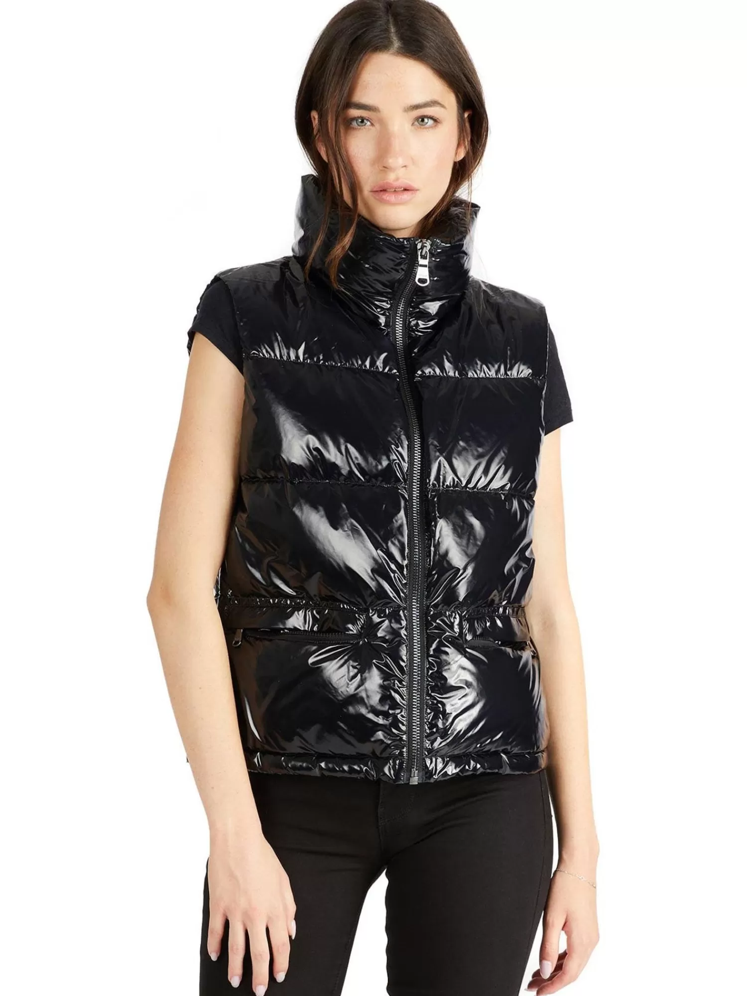 Pajar Peau De Mouton Deluxe<Danique Matelasse De Luxe 3-En-1 En Peau De Mouton Pour Femmes Noir