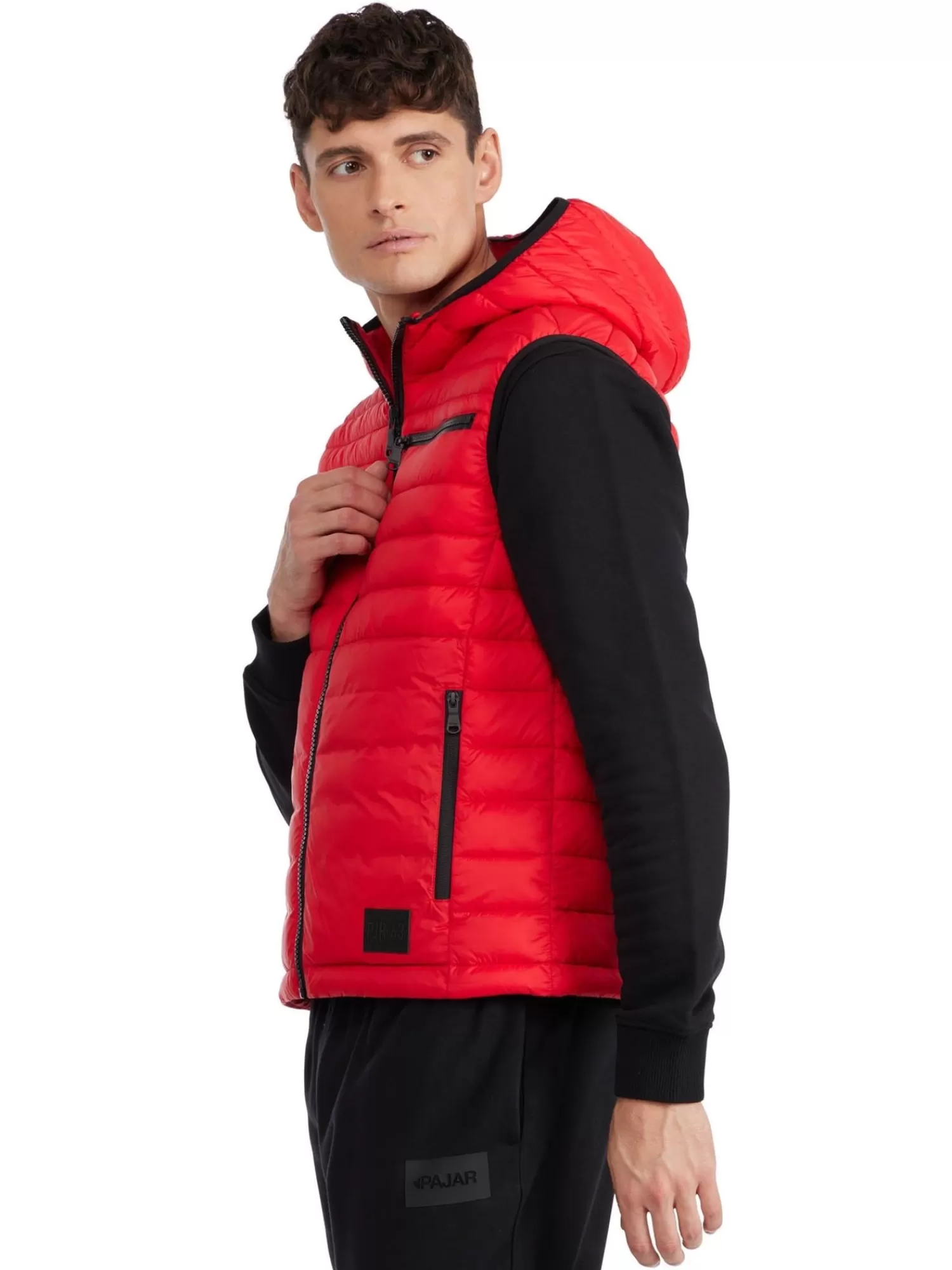 Pajar Matelassés<Drew Veste Matelasse Leger Pour Hommes Rouge Courant