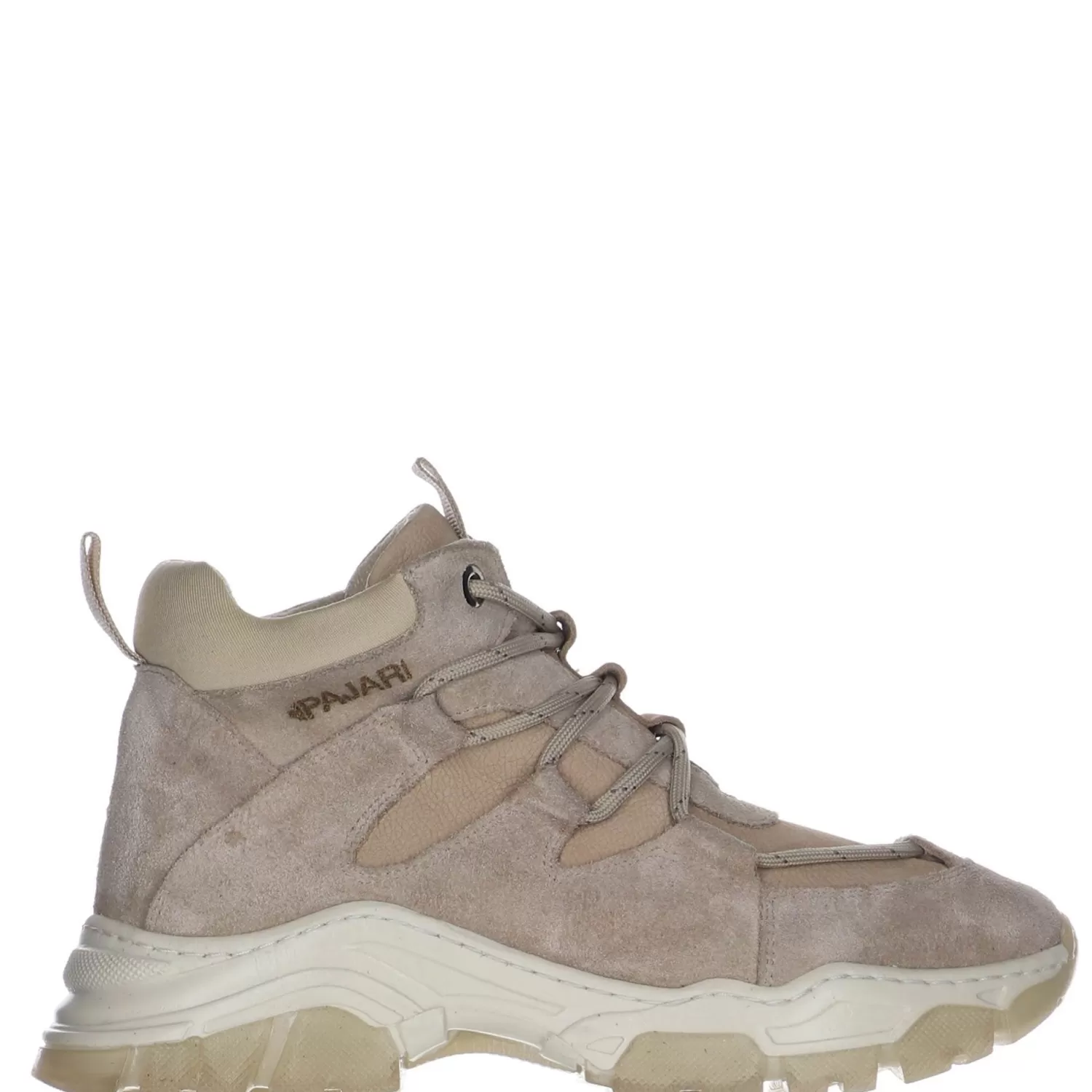 Pajar Baskets<Etamid Baskets Mi-Hautes En Suede Pour Femmes Suede Creme