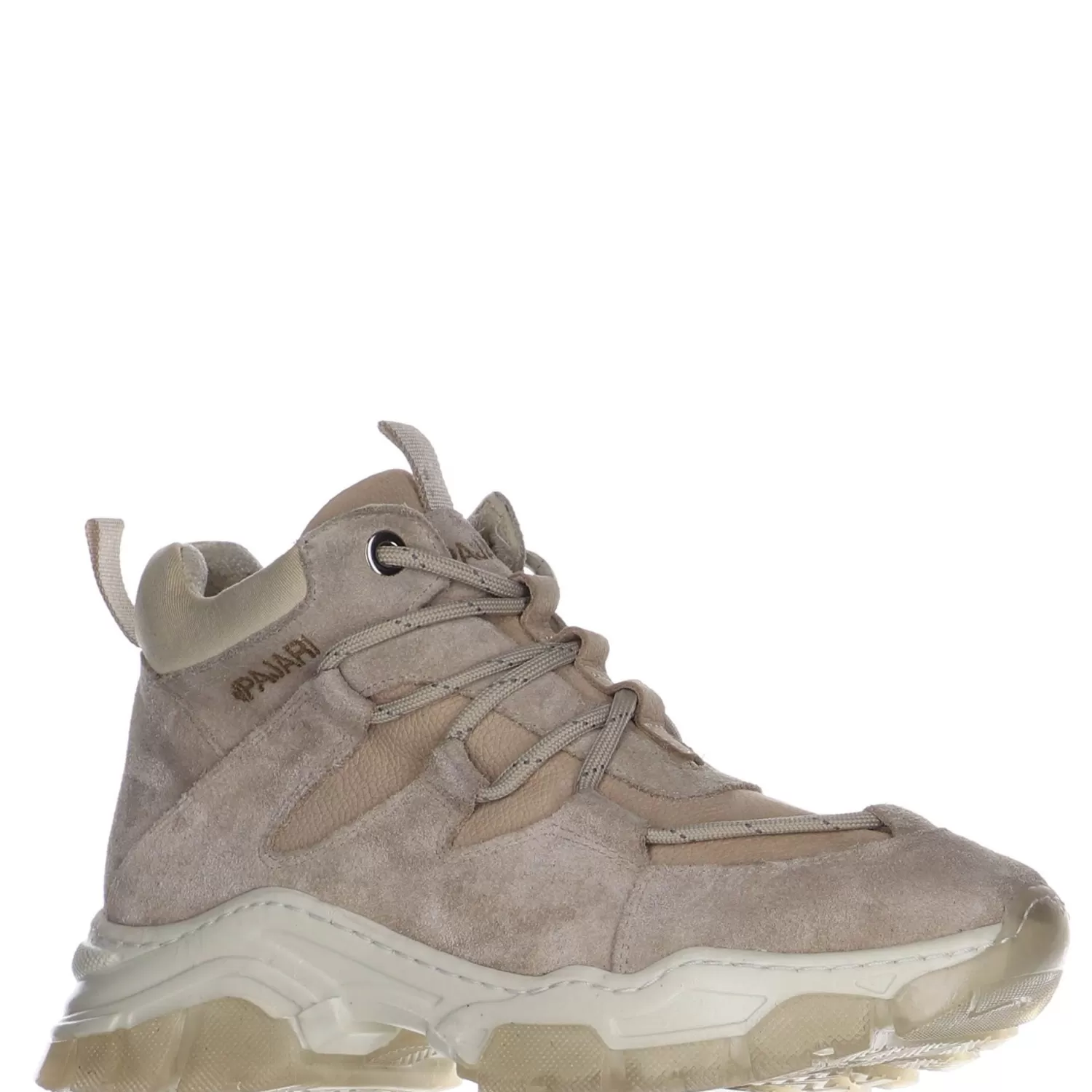 Pajar Baskets<Etamid Baskets Mi-Hautes En Suede Pour Femmes Suede Creme