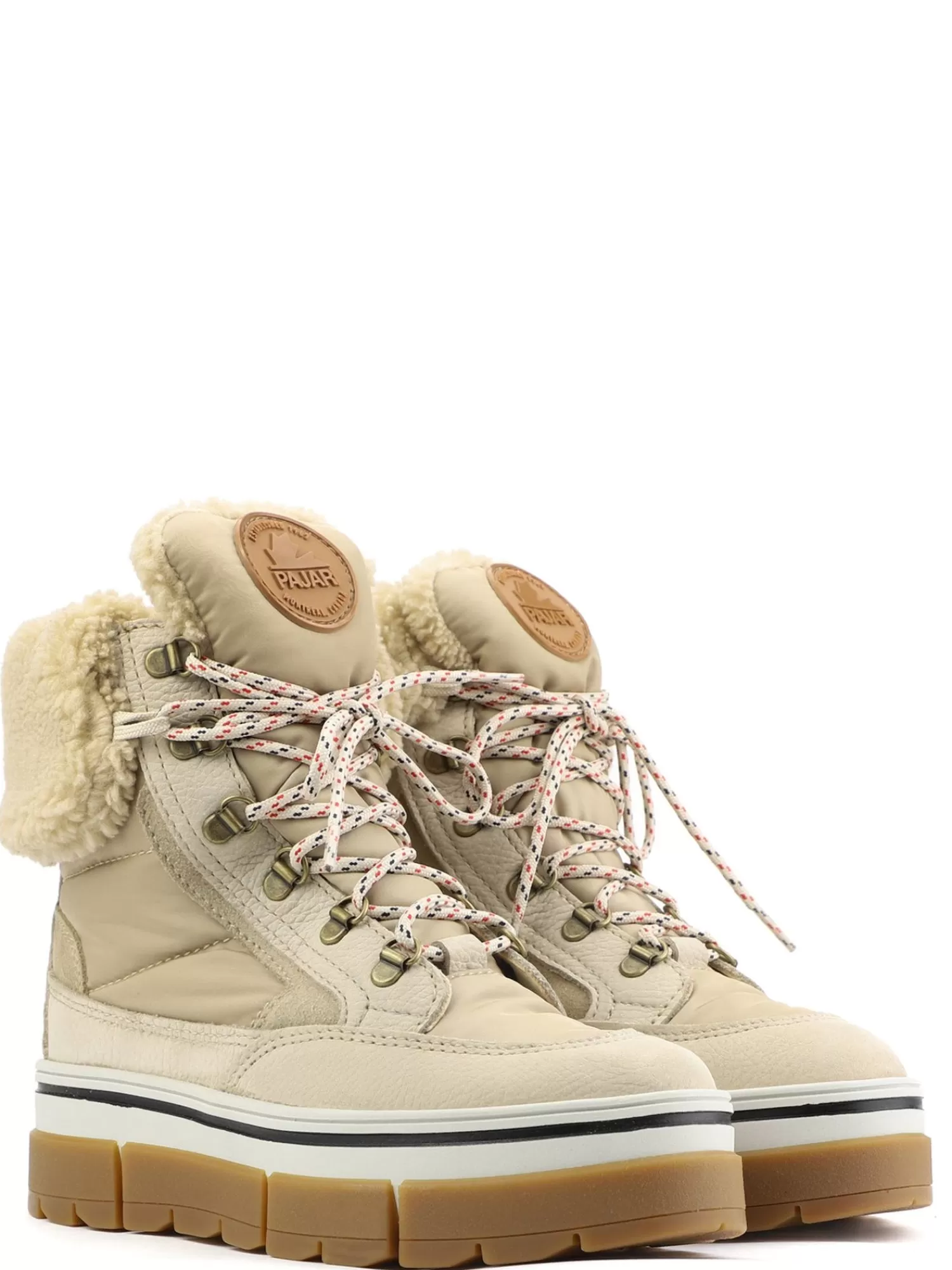 Pajar Bottes D'Hiver<Henta Botte Pour Femmes Avec Crampons Amovibles Beige