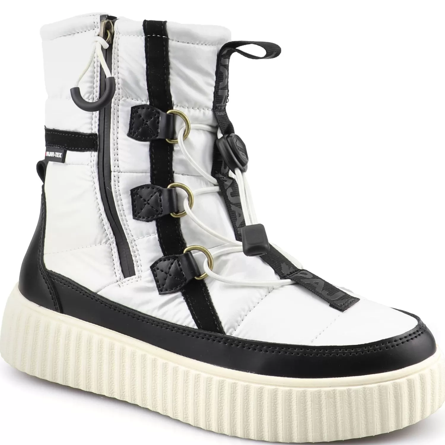 Pajar Bottes D'Hiver<Kayden Botte Espadrille Pour Femmes Blanc/Noir