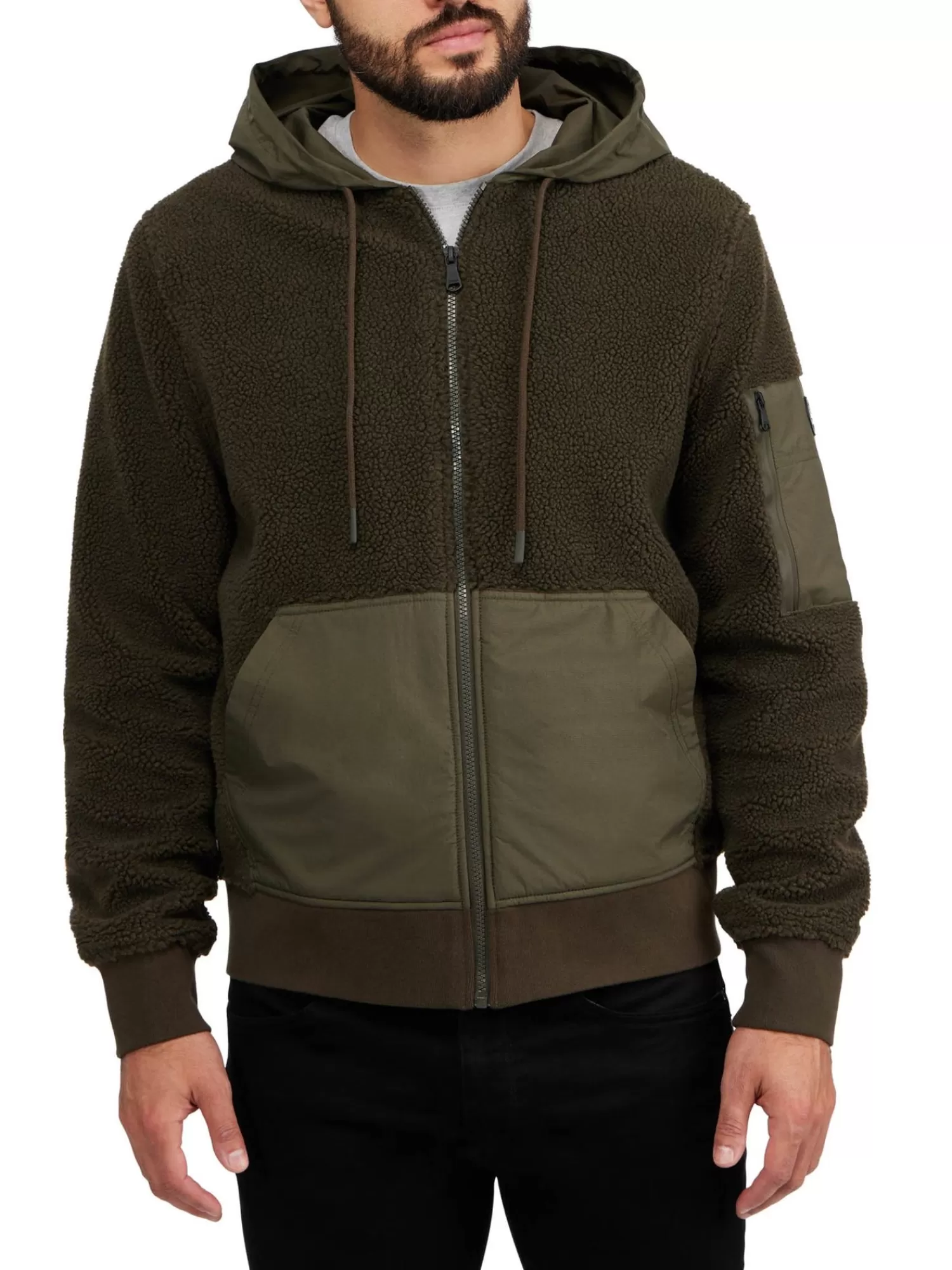 Pajar Hauts<Macalpine Sweat Zippe A Capuche Pour Hommes Militaire