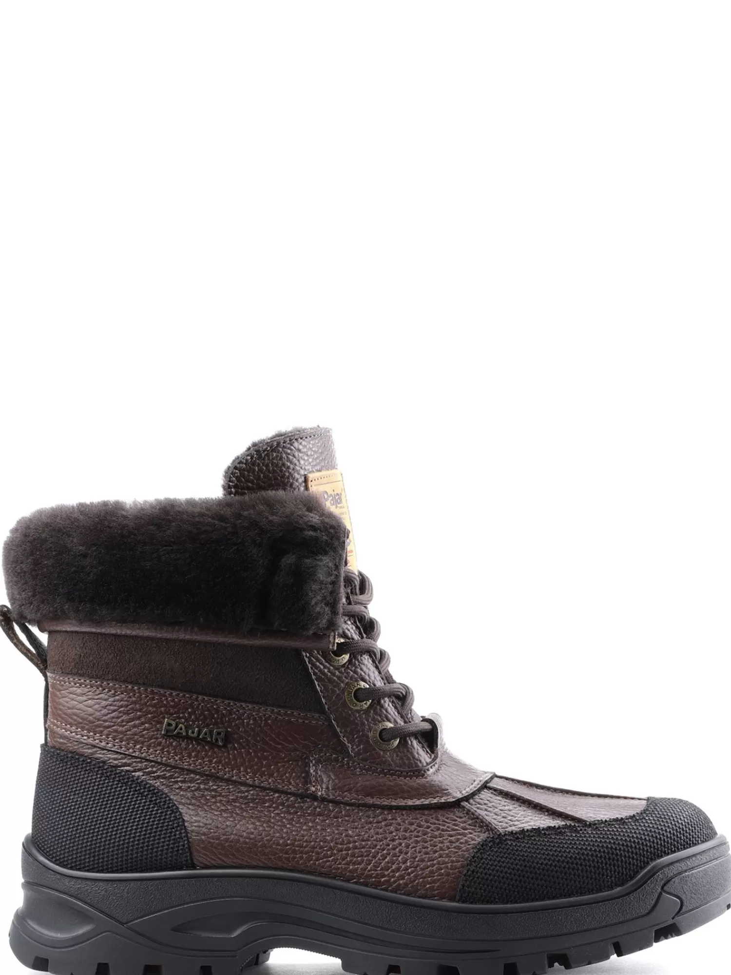 Pajar Bottes D'Hiver<Malcolm Botte Heritage Pour Homme Avec Crampons Amovibles Brun Fonce