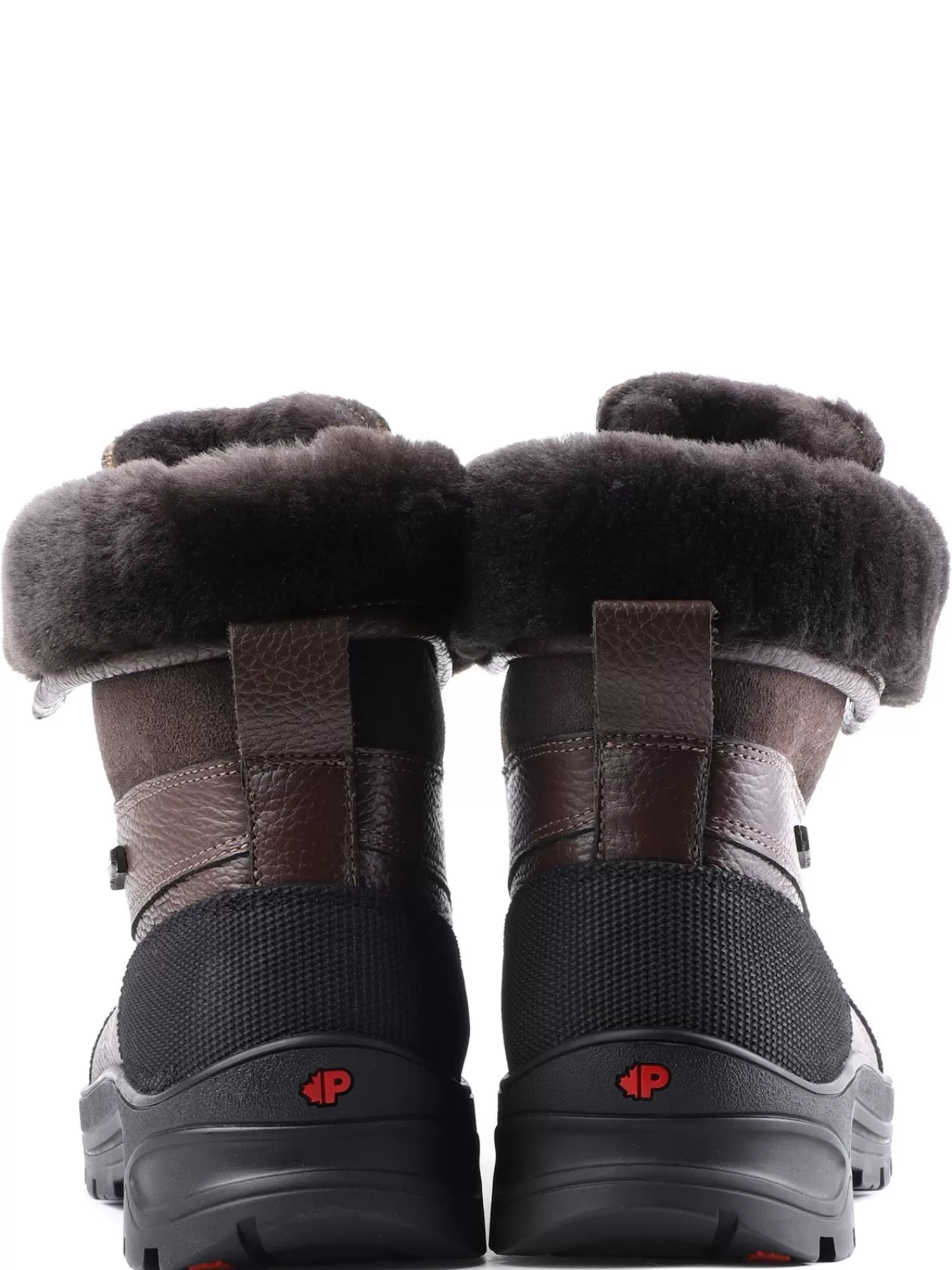 Pajar Bottes D'Hiver<Malcolm Botte Heritage Pour Homme Avec Crampons Amovibles Brun Fonce