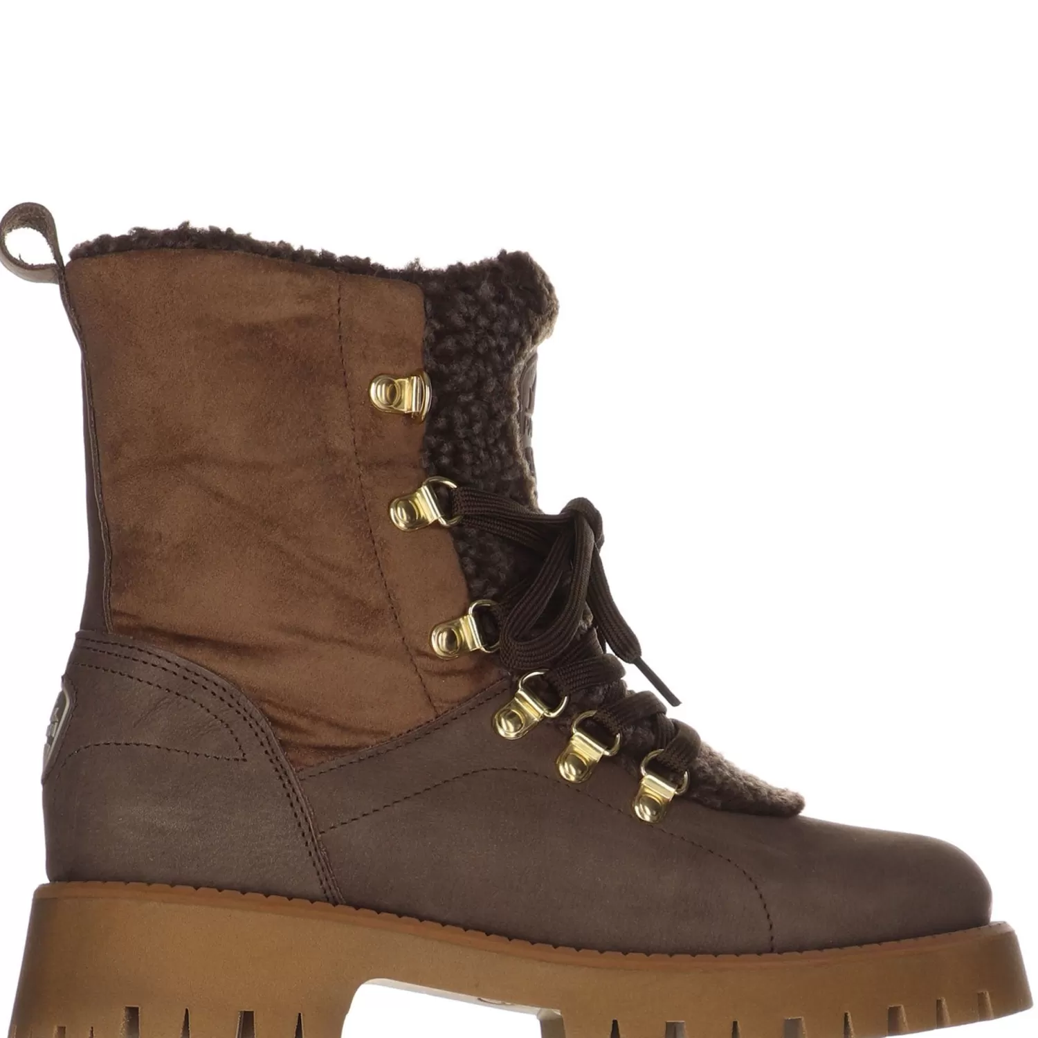 Pajar Bottes D'Hiver<Nazare Botte A Lacets Pour Femmes Chocolat