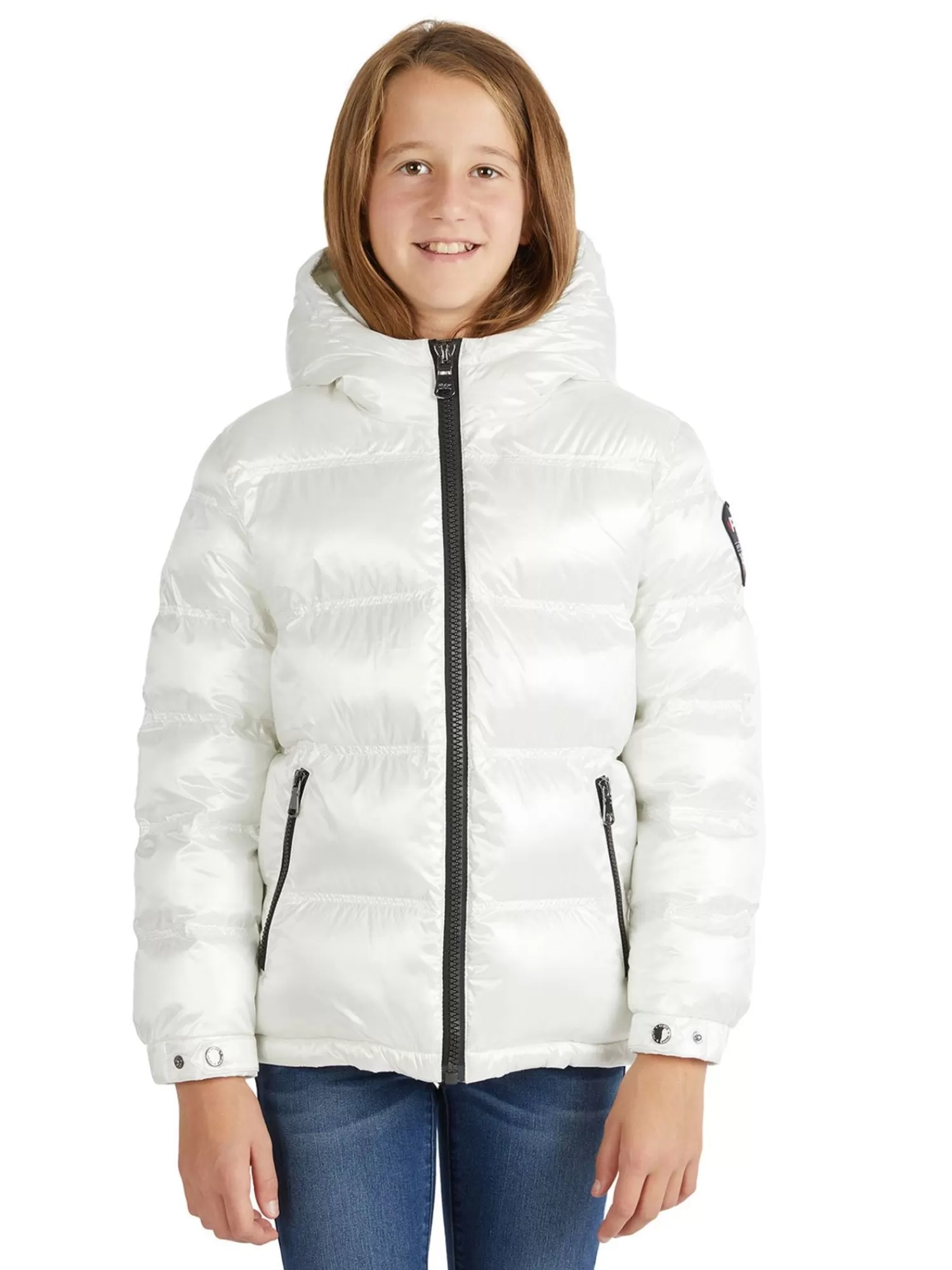 Pajar Manteaux<Nevis Manteau Matelesse Pour Filles Blanc