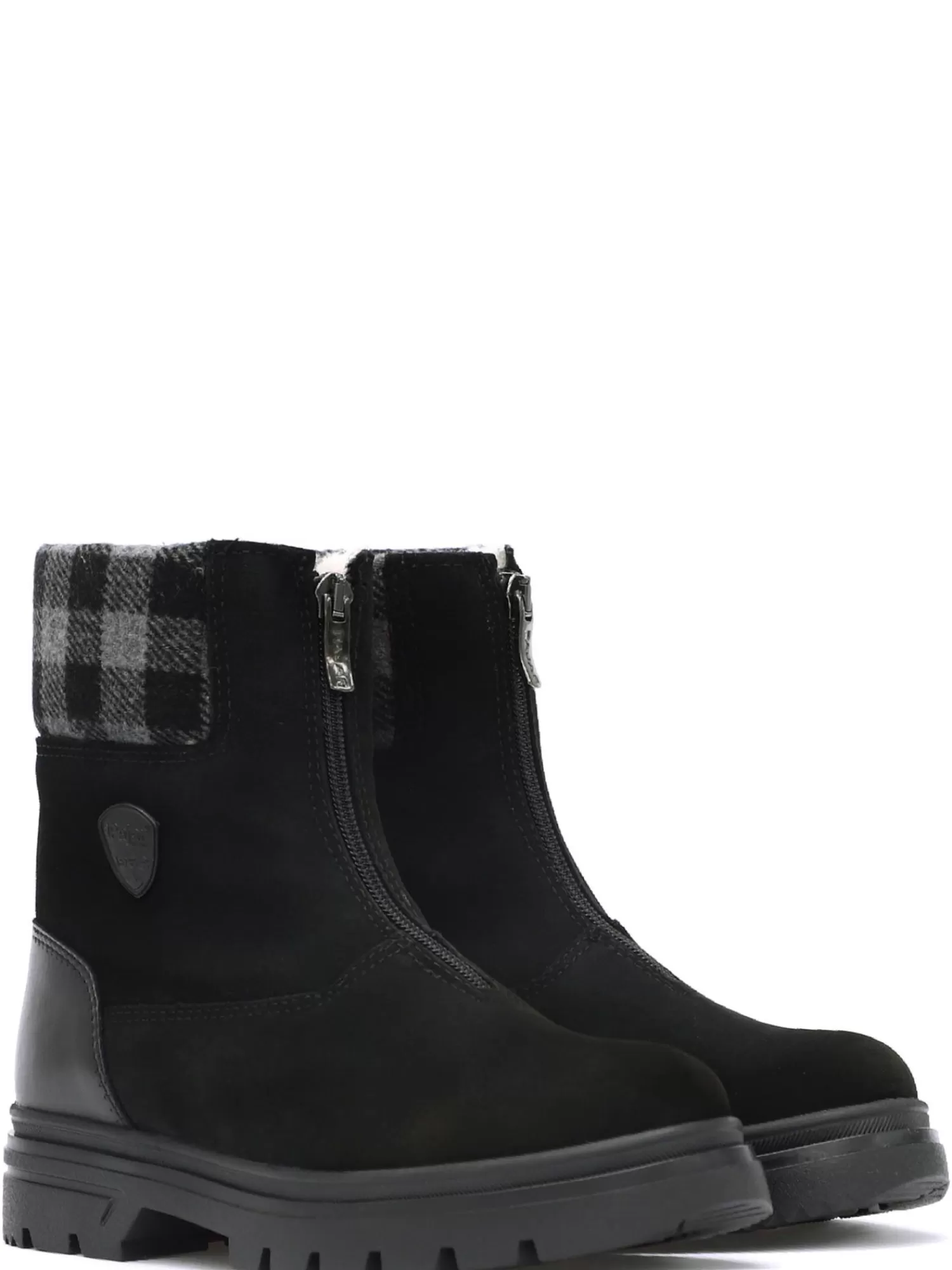 Pajar Bottes D'Hiver<Patch Botte Heritage Pour Femmes Avec Crampons Amovibles Noir/Noir