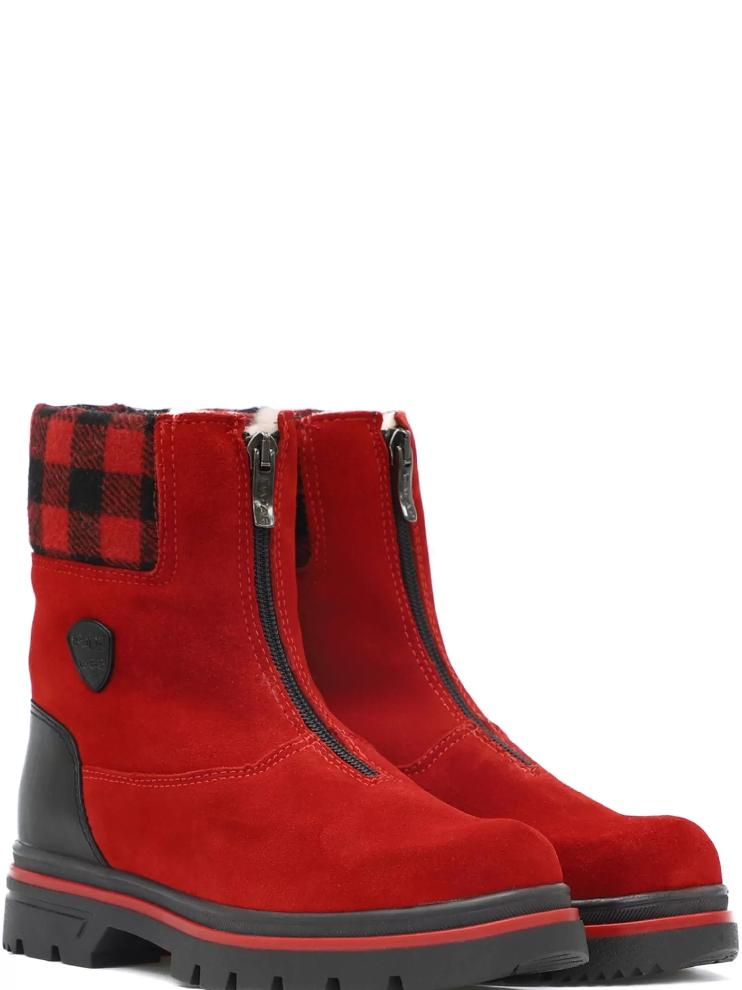 Pajar Bottes D'Hiver<Patch Botte Heritage Pour Femmes Avec Crampons Amovibles Rouge/Noir