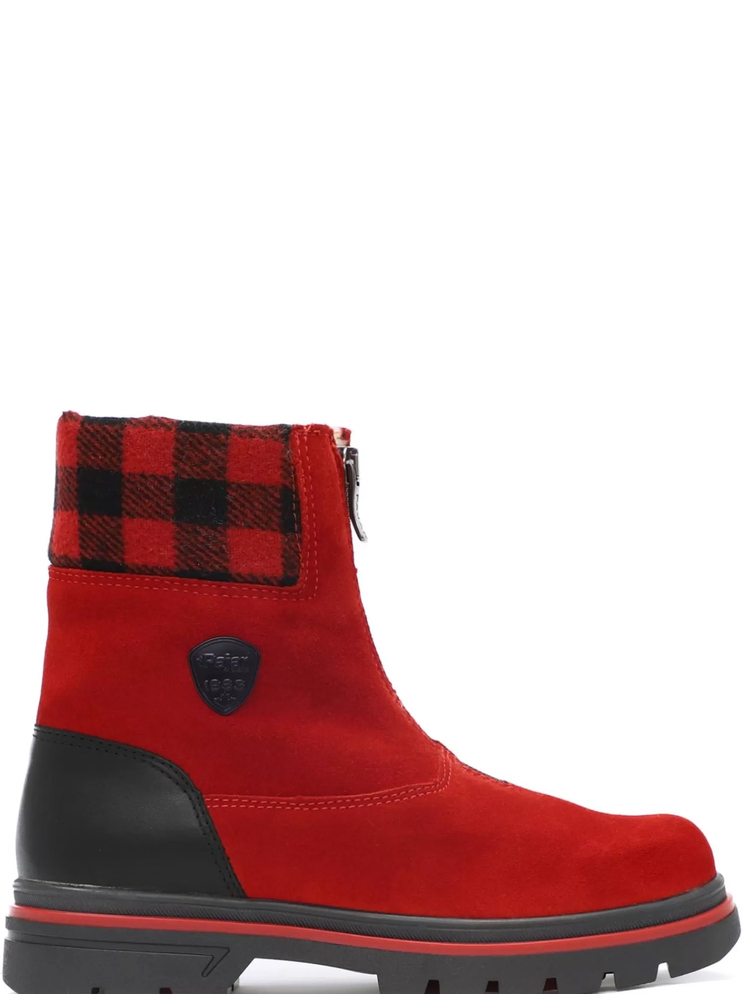 Pajar Bottes D'Hiver<Patch Botte Heritage Pour Femmes Avec Crampons Amovibles Rouge/Noir