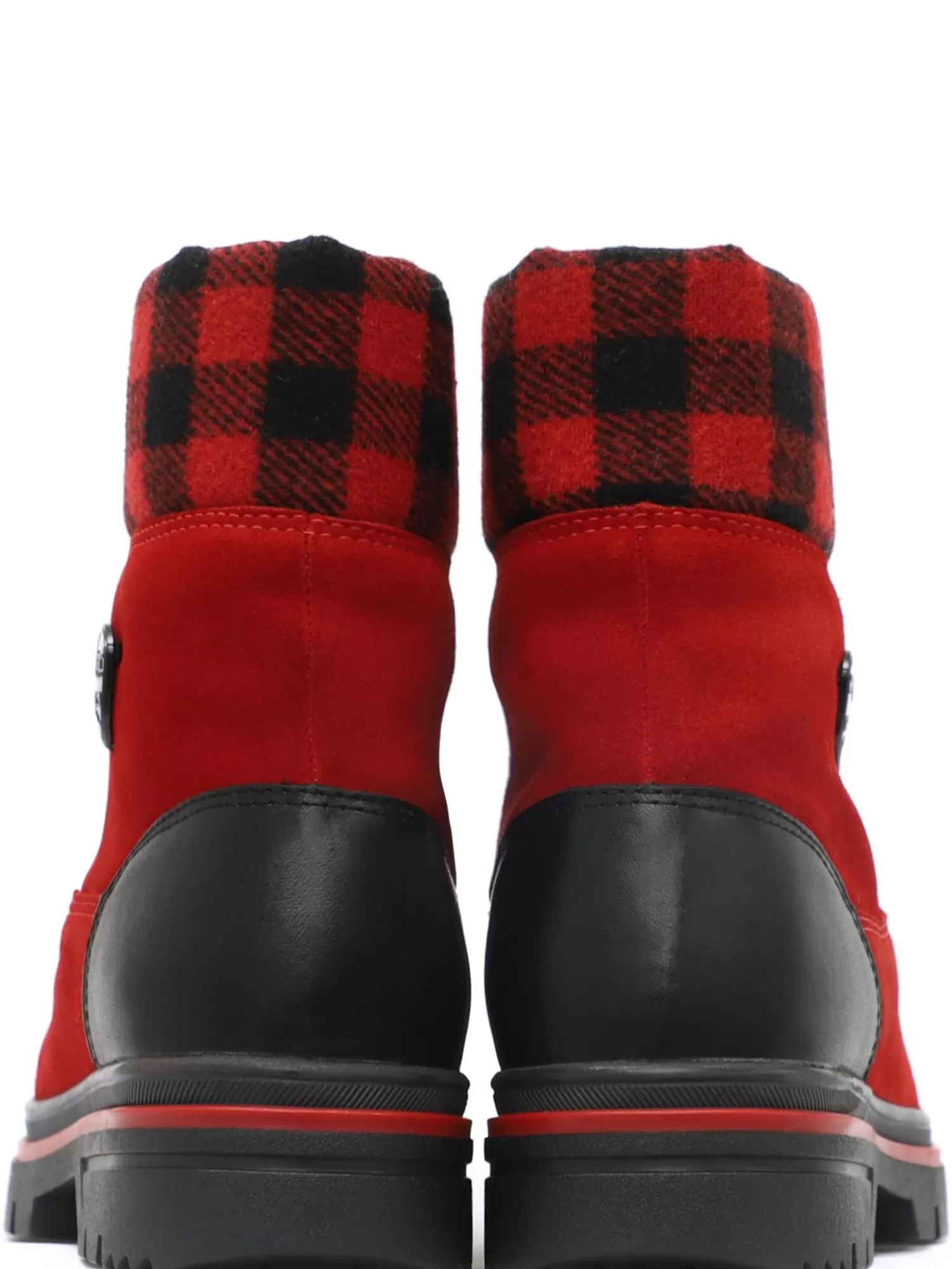 Pajar Bottes D'Hiver<Patch Botte Heritage Pour Femmes Avec Crampons Amovibles Rouge/Noir