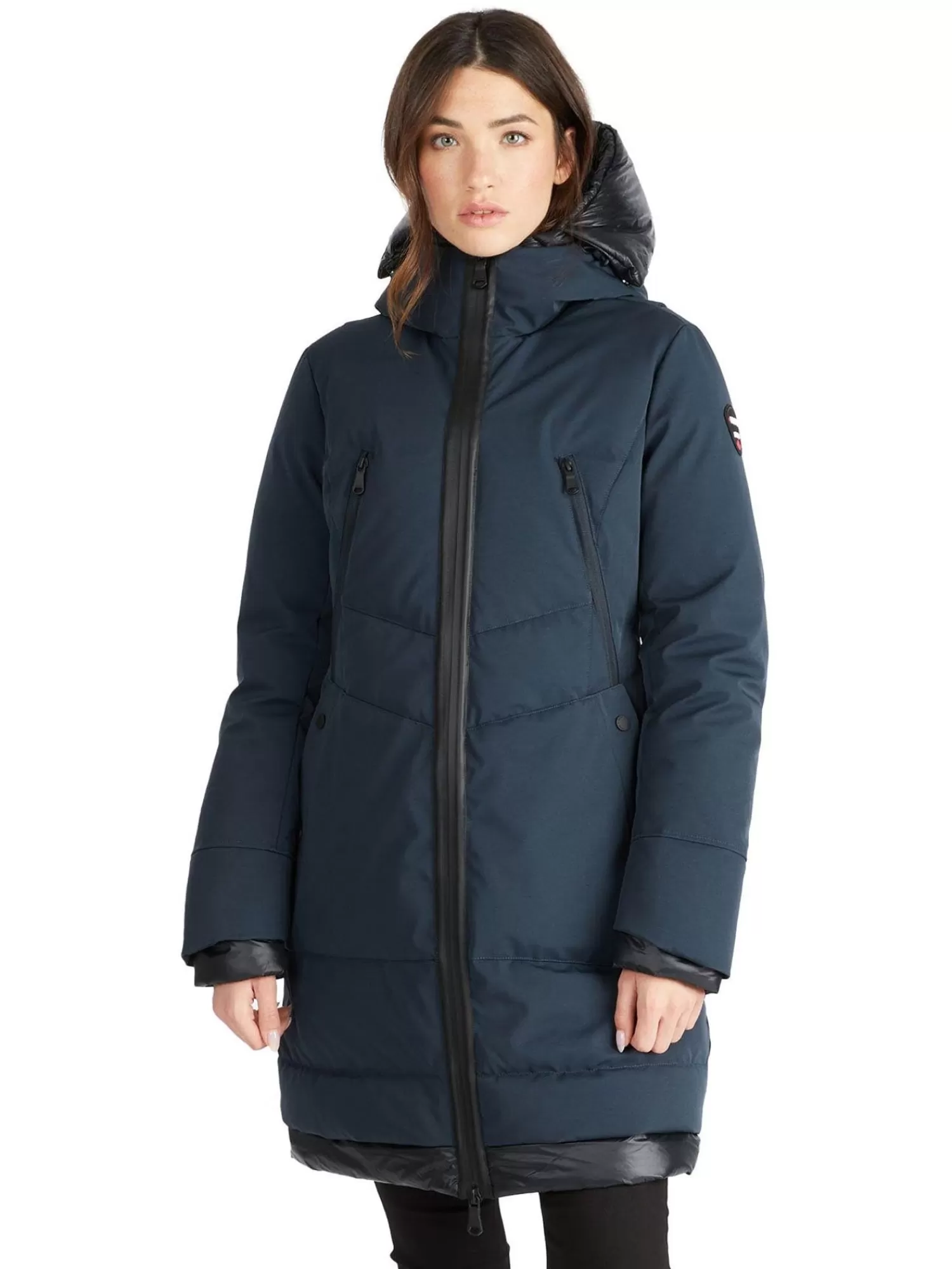 Pajar Parkas<Rimi Parka Urbain Pour Femmes Bleu Marine