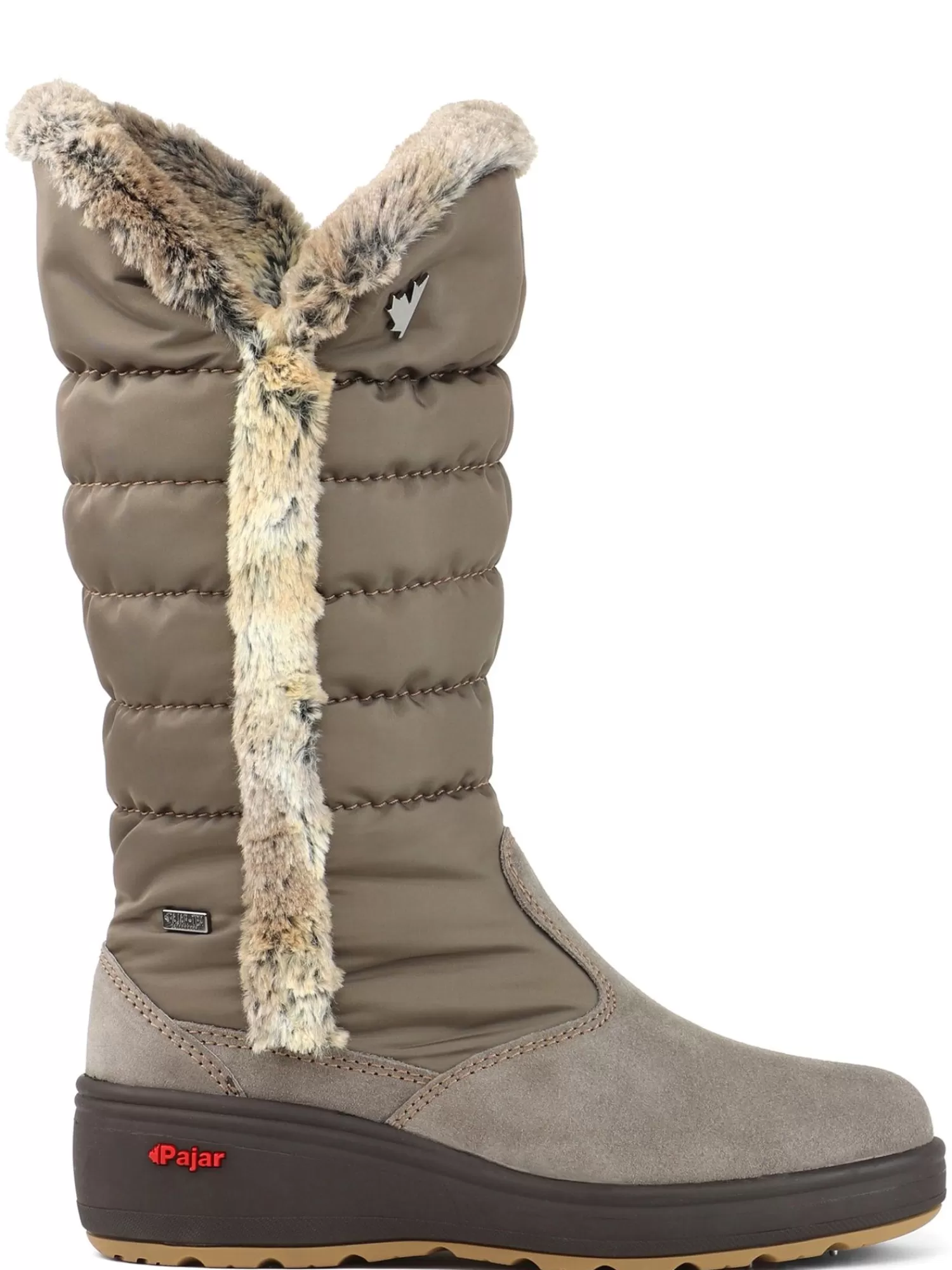 Pajar Bottes D'Hiver<Sira Botte Avec Crampons Amovibles Pour Femmes Taupe