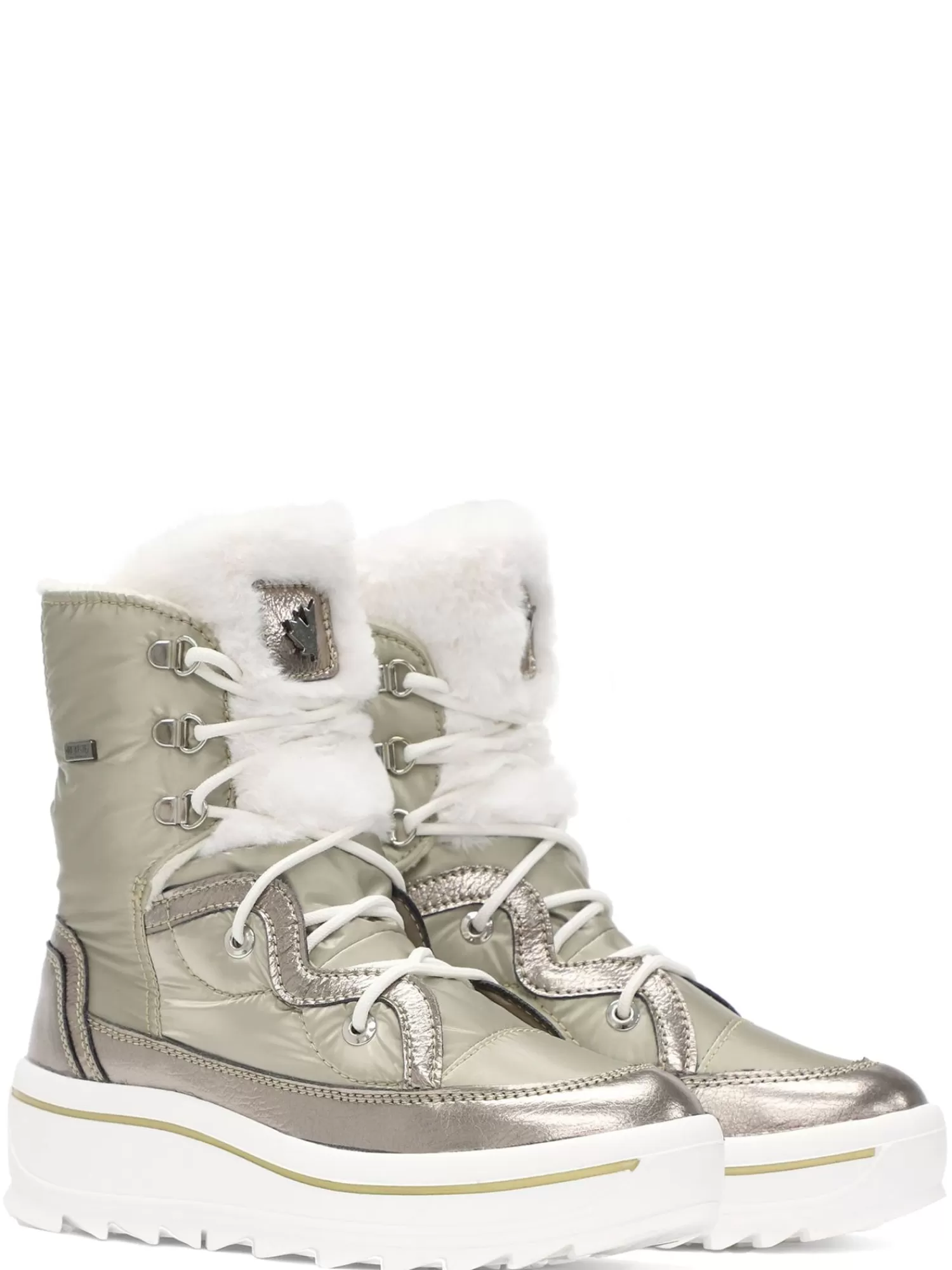 Pajar Bottes D'Hiver<Tacey Low 2.0 Botte A Lacets Pour Femmes Or Metallique