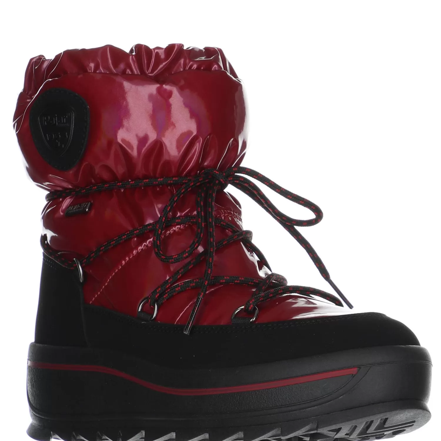 Pajar Bottes D'Hiver<Taya Nylon Botte A Lacets Pour Femme Red Stellare