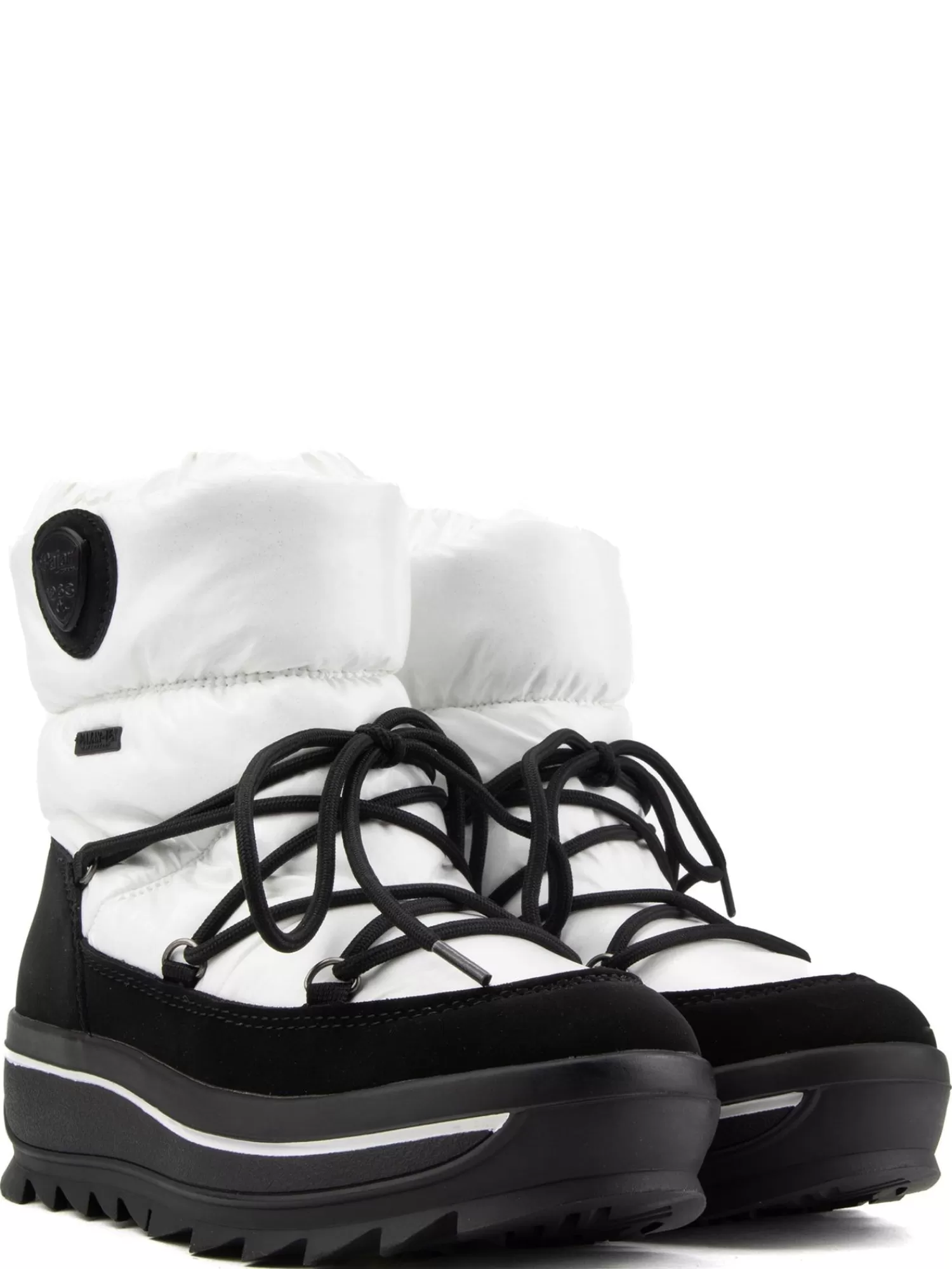 Pajar Bottes D'Hiver<Taya Nylon Botte A Lacets Pour Femme Blanc Stellare