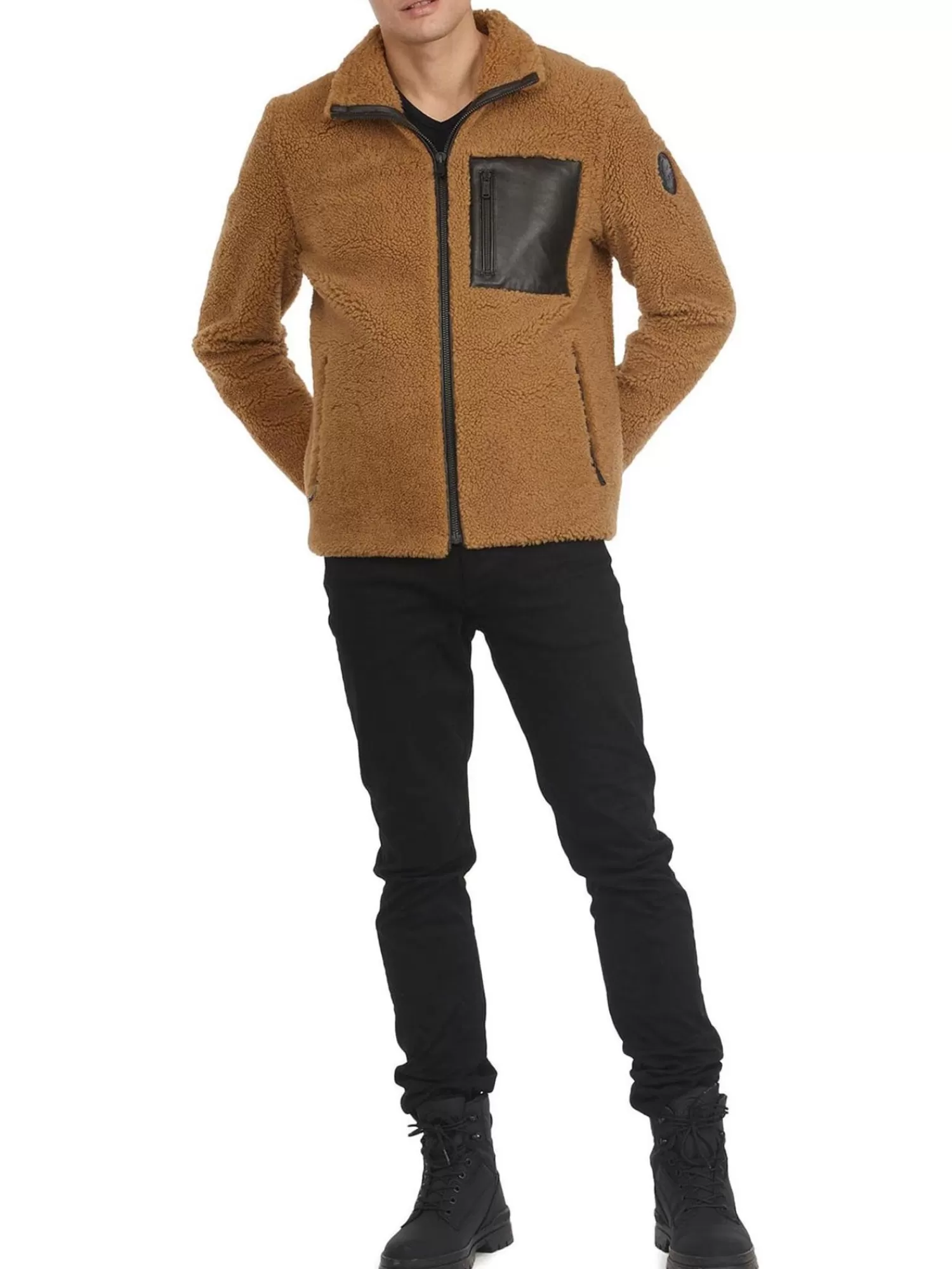 Pajar Bombers<Teddy Manteau En Peau De Mouton Pour Hommes Gingembre