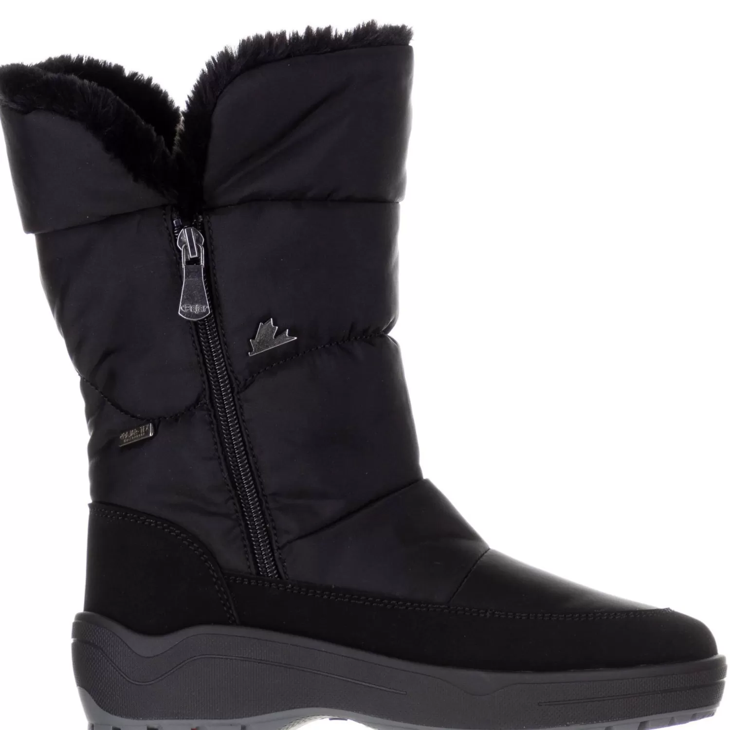 Pajar Bottes D'Hiver<Valentina Botte Pour Femmes Avec Crampons Amovibles Fer Noir