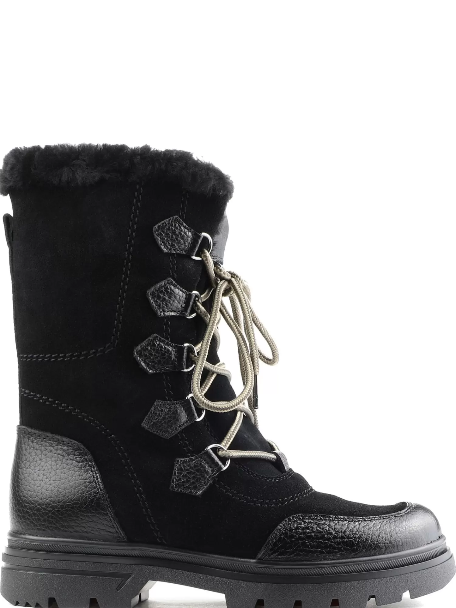 Pajar Bottes D'Hiver<Valerie S Botte Heritage Pour Femmes Avec Crampons Amovibles Noir
