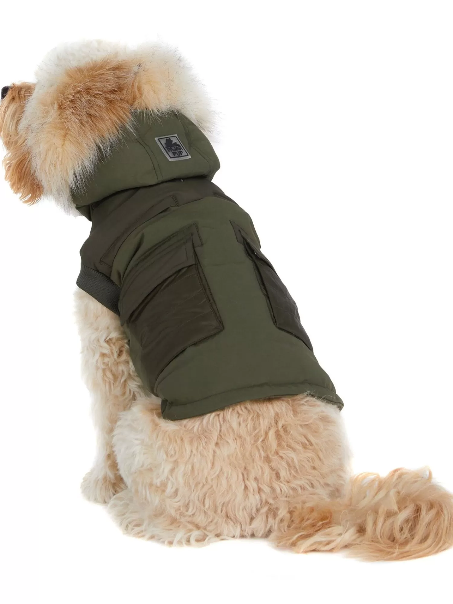 Pajar Manteaux Pour Chiens<Zeus Manteau Pour Chiens Avec Contour En Fausse Fourrure Militaire